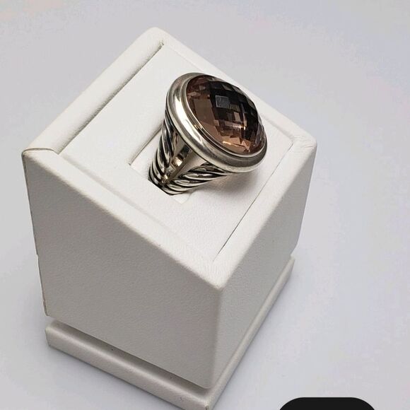 DAVID YURMAN MORGANITE OVAL RING - Picture 6 of 6